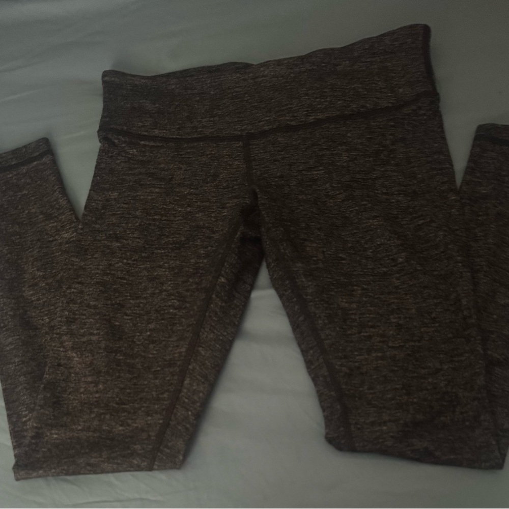 Lululemon Wunder Under Low Rise Heather Gray Women's Leggings Sz 8 - Picture 2 of 3